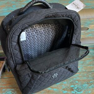 NWT Black Quilted Dog Carrier Backpack from Trisha Yearwood Pet Gear